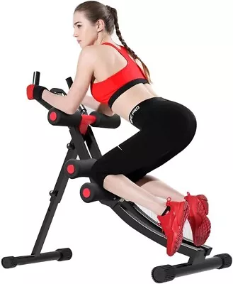 Ab Machine Coaster Abdominal Crunch Trainer For Home Gym Core Workout Equipment • $129.99