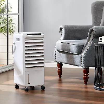 Portable Air Cooler Fan Humidifier Evaporative Ice Cold Cooling Conditioner Unit • £69.95