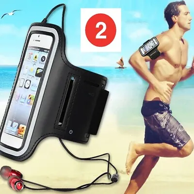 2 Pack Gym Running Armband Holder IPhone Mini 13 Mini 12 SE & 5.4  Inch Phones • £3.68