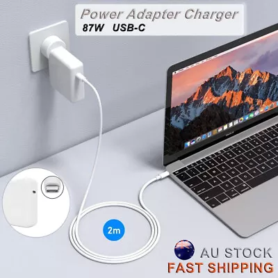 87W USB-C Power Adapter Charger 2M Type-C Cord For Apple Macbook Air Pro Laptop • $25.95