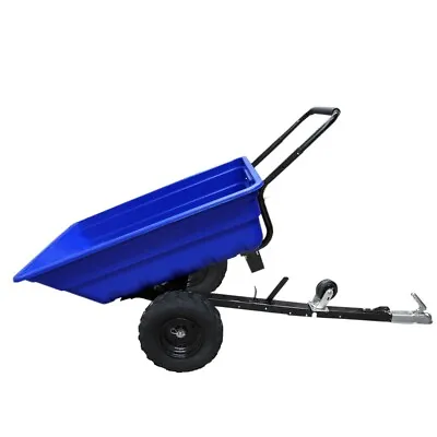 ATV Trailer Garden Tipping Quad Farm Heavy Duty Tractor Off-Road Tyres 295kg • £339.99