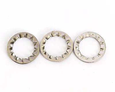 8mm M8 A2 STAINLESS INTERNAL SERRATED SHAKEPROOF WASHERS LOCK WASHER 50 PACK • £5.74