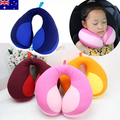 Pillow Kids Newbron Travel Neck Pillow U-Shape For Car Headrest Air Cushion Baby • $17.02