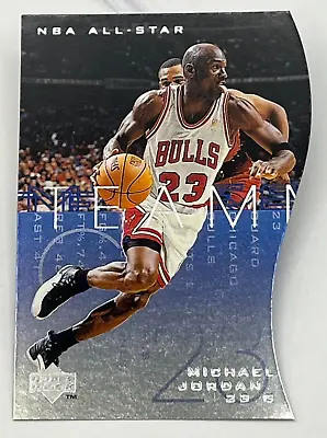 1997 Upper Deck UD3 Teammates Die-Cut Card #T59 Michael Jordan Chicago Bulls • $9.99
