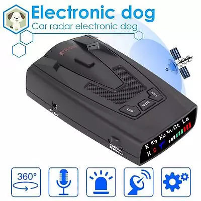 $15.02 • Buy Anti Radar Alarm Light Camera Car Radar STR-555 Red System U6P7