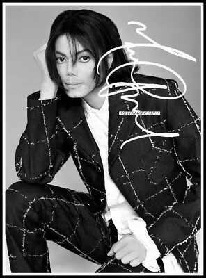 Michael Jackson Autographed Cotton Canvas Image. Limited Edition (MJ-203)x • $11.94