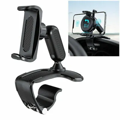 Black Car Dashboard Mount Holder Stand Clamp Cradle Clip Tool For GPS Cell Phone • $12.28