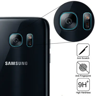 For Samsung Galaxy S7 S7 Edge Back Camera Lens + Flash Tempered Glass Protector • £3.49