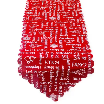 Table Runner Crushed Velvet Cloth Dining Table Xmas Banquet Decor Wedding Party • £7.19