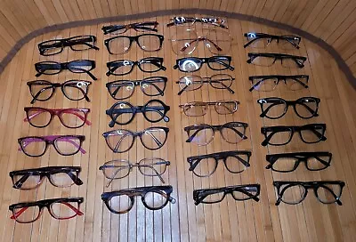 Lot Of 30 Lost & Found Eyeglasses Frames Eyewear Variety Designers And Brands  • $29.87