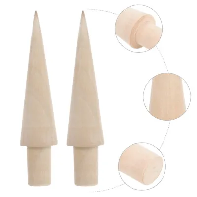 £8.31 • Buy 2pcs Wooden Baking Cones Ice Cream Popsicle Molds Cannoli Forms
