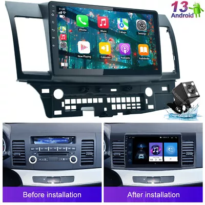 10.1'' Android Fit Apple Carplay For Mitsubishi Lancer 2007-12 Car Stereo Radio • $155