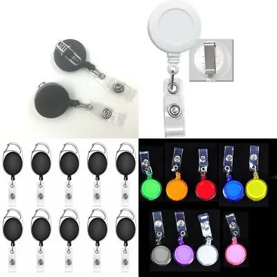 100 50 Wholesale Retractable Reel ID Badge With Belt Or Swivel Alligator Clip  • $24.99