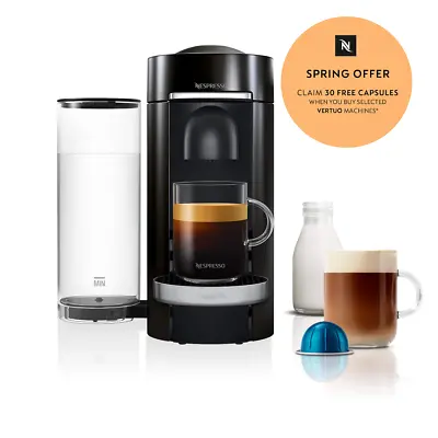 Nespresso Vertuo Plus Pod Coffee Machine By Magimix - Black • £89.99