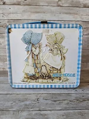 Vintage Holly Hobbie Lunch Box 1979 Aladdin No Thermos Shabby Rusty • $22