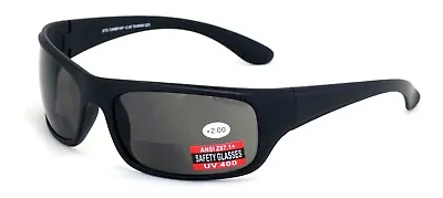 Large Men Safety Sunglasses With Reading Bifocal - ANSI Z87.1+ Certified Glasses • $14.95