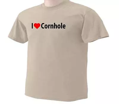 I Love Cornhole Backyard Throwing Game Family Fun Outdoor T-shirt • $17.95