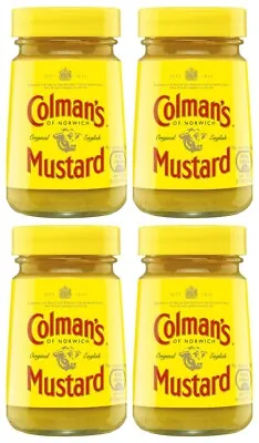 4x Colman's Original/ English Mustard / 100g /Double Milled For Stronger Flavour • £7.59