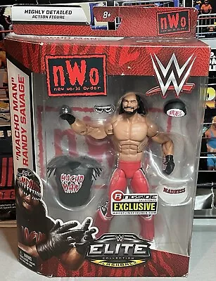 WWE Elite Collection Flashback Ringside Excl. NWo Wolfpac Macho Man Randy Savage • $249.01