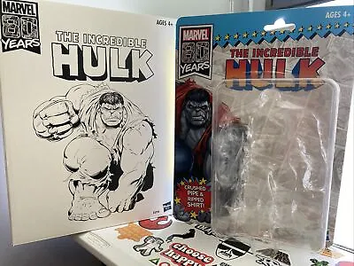 Hasbro Marvel Legends Retro Grey Hulk 80th Anniversary- SHIPPER BOX & CARD ONLY • $27.99