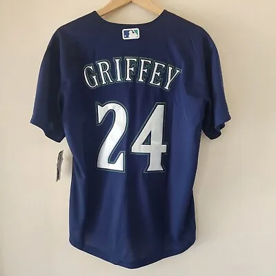 Ken Griffey Jr. Seattle Mariners Blue Throwback Jersey Men's (S-3XL) • $54.99