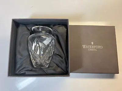 Waterford Crystal Attendant's Vase Small 4.5  New In Box Gift • $50