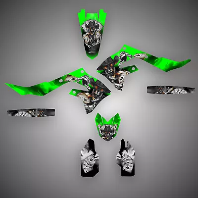 Kawasaki Kx450f 2019-2023 4 Stroke Graphics Sticker Kit Decals Outlaw Skull Kxf • $185.45