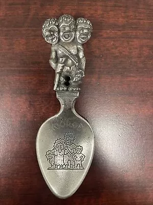 A.S Tinn-Per Viking Norge Cast Pewter Spoon Norway Denmark Detailed Heavy • $14