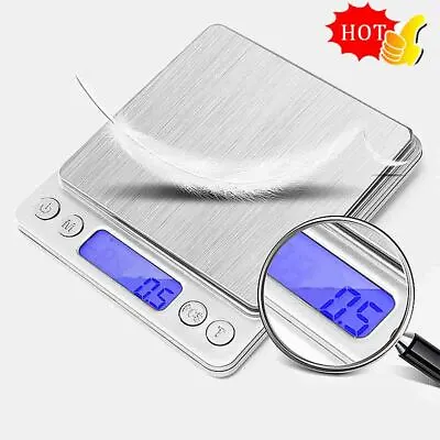 3000g/0.1g Small Digital Kitchen Food Diet Electronic Weight Scale + Manual USA • $10.79