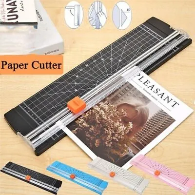 A4 Precision Paper Photo Trimmers Cutter Lightweight Scrapbook Trimmer UK • £6.86