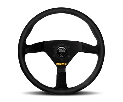 Momo MOD78 Steering Wheel 350 Mm -  Black Suede/Black Spokes • $249