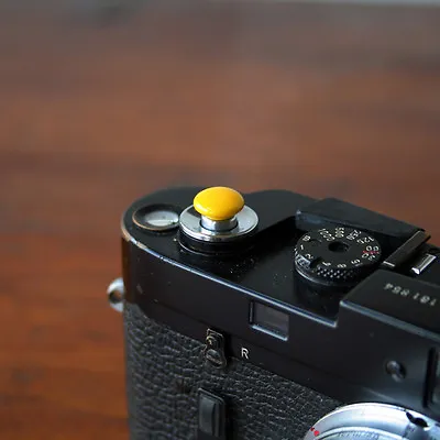 $12.50 • Buy Yellow Small Soft Release Button For Leica M3 M6 MP M8 M9 Fuji X100 Nikon Canon