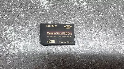 Sony Memory Stick Pro Duo High Speed 2GB Card • $12.60