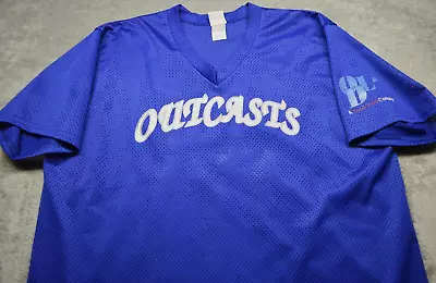 Outcasts #22 Baseball/softball Jersey Men's Size XL Blue Pullover • $23.99