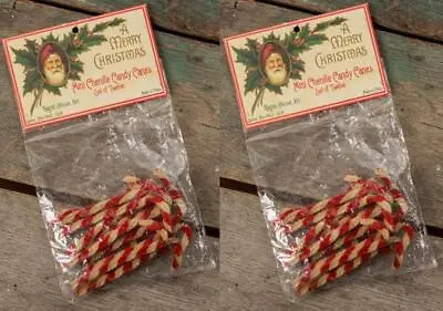 $14.99 • Buy Ragon House Mini Chenille Candy Cane Christmas Tree Home Decor Set Of 24