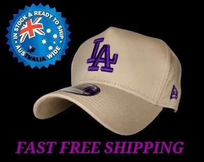 La Dodgers Mlb New Era 9forty Beige & Purple Snapback Cap Hat La Ny Nfl Nba • $35