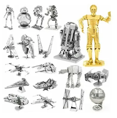 Star Wars Metal Model Kits 3D Laser Cut Puzzle Adult Hobbies Craft Gift Present • £8.85