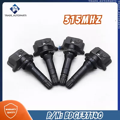 NEW Set Of 4 TPMS BDGF37140 Tire Pressure Monitor Sensor For Mazda 3 6 MX-5 • $46.10