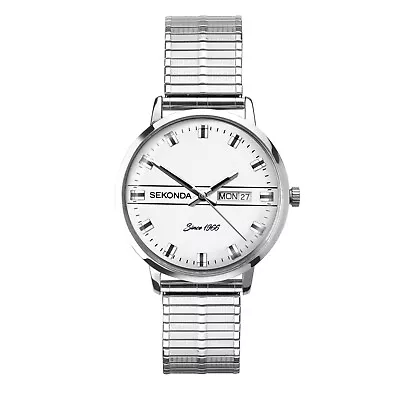 Sekonda Mens Hertiage Watch With Expander Bracelet RRP £79.99 Model 1951.200 • £39.99