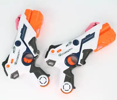 £18.99 • Buy 2x NERF Guns LASER OPS PRO ALPHAPOINT - LASER TAG BLASTERS - Working With Sounds