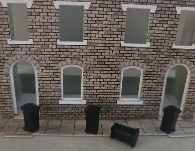 £4.50 • Buy 00 Gauge Wheelie Bins, Garbage Bins, Scenery, Unpainted 3d Printed X10