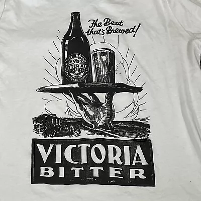 VB Victoria Bitter Small Men’s T-shirt Unisex Made In Australia Retro Motif • $26