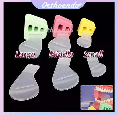 Dental Endodontics Tongue Guard Mouth Prop Bite Blocks Rubber Opener Retractor L • $5.94