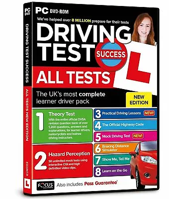 £6.95 • Buy 2022 2023 Driving Theory Test Success All Tests And Hazard Perception PC DVD NEW