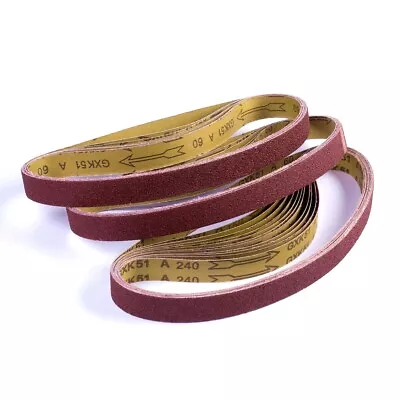 12PCS 1x42 Inch Sanding Belts Belt Sander Sandpaper 60 80 120 150 240 400 Grit • $14.19