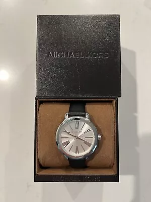 Michael Kors Black Leather Women’s Watch • $60