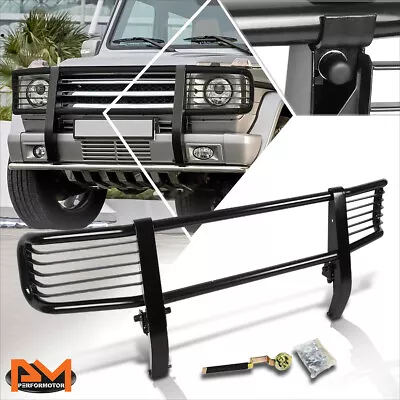 For 99-12 Mercedes Benz G500 G-Glass Bumper Brush Grill Guard Protector Black • $344.89