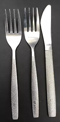 Lot Of Three (3) Vintage United Airlines 2 Forks & Knife Flatware ADCO Stainless • $9.99