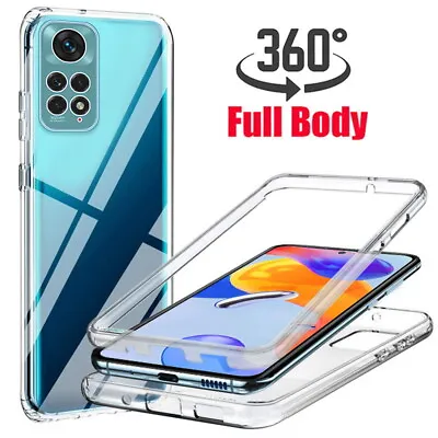 For Xiaomi Redmi Note 12 11 10 9 Pro 9S Poco X5 Shockproof Clear 360° Case Cover • $6.59