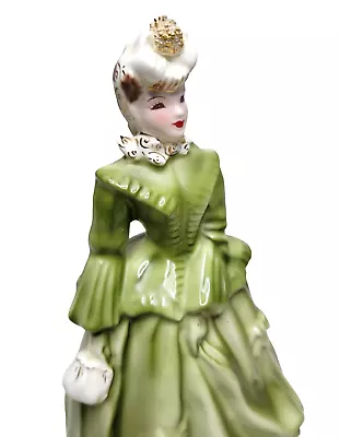 Vintage Florence Of Pasadena SARAH Lady In Green Beautifully Detailed Figurine  • $22